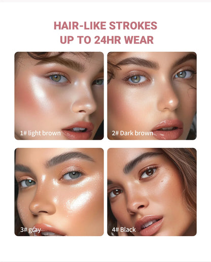 QIC Waterproof 4-Tip Micro Brow Pen
