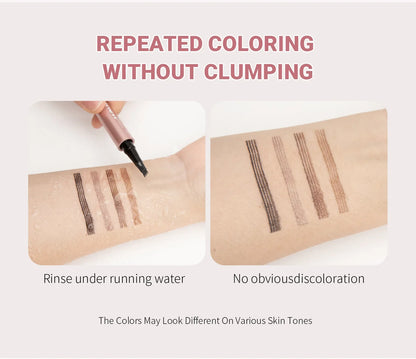 QIC Waterproof 4-Tip Micro Brow Pen