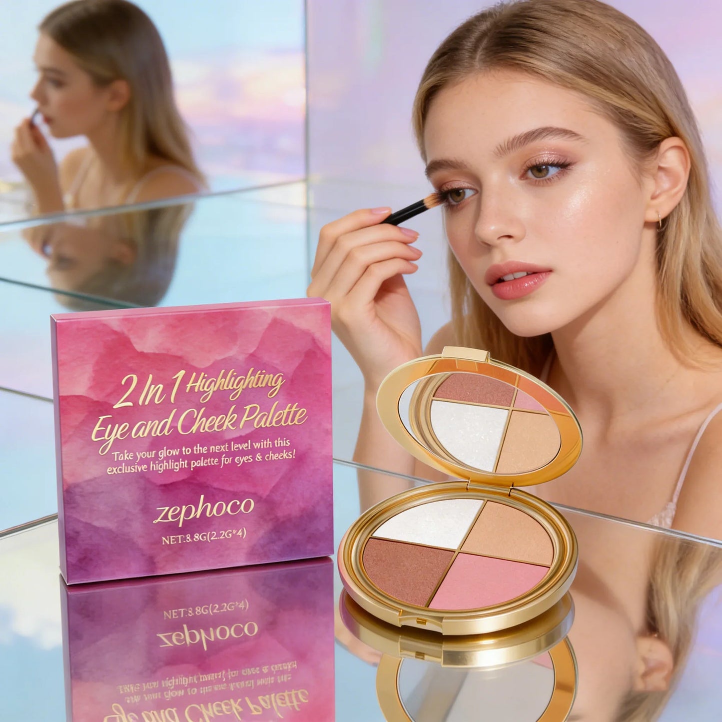 3-in-1 Glow Face Palette