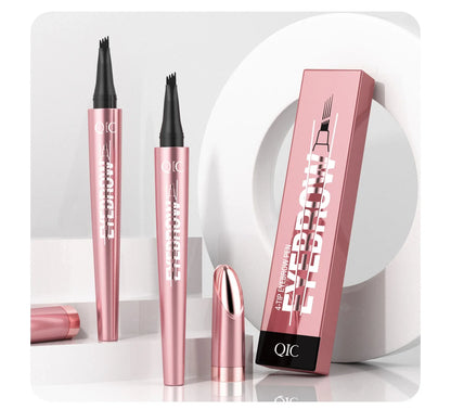 QIC Waterproof 4-Tip Micro Brow Pen