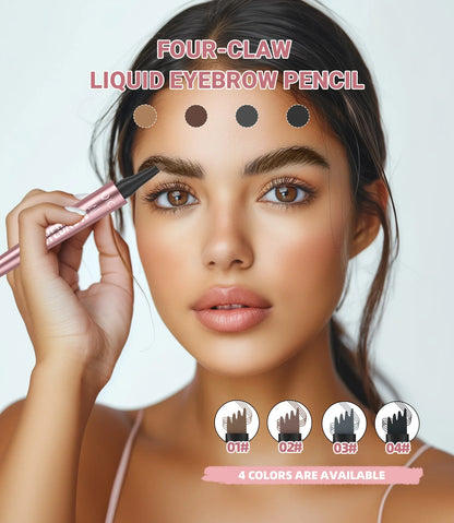 QIC Waterproof 4-Tip Micro Brow Pen